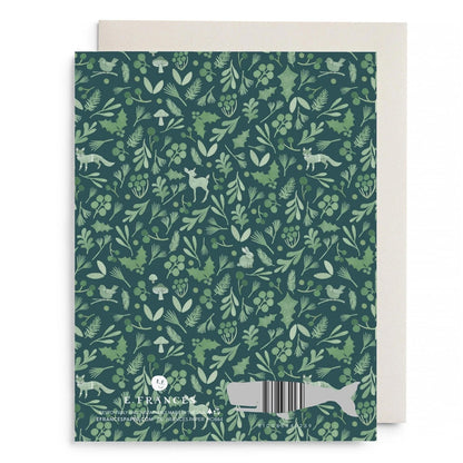 E.Frances/シングルカード/Winter Forest Christmas Greeting Card
