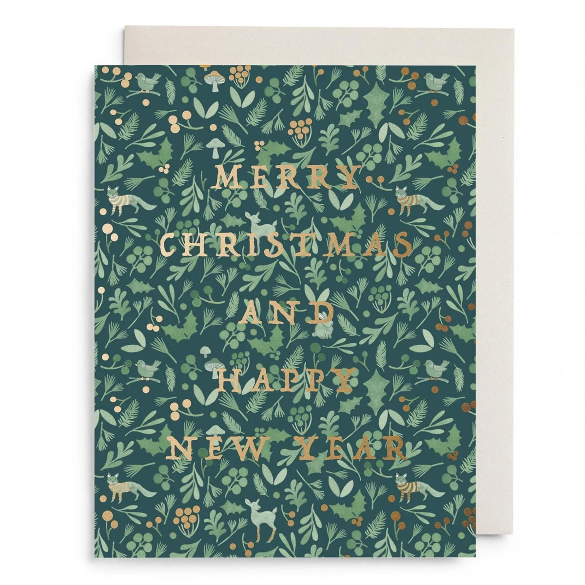 E.Frances/シングルカード/Winter Forest Christmas Greeting Card