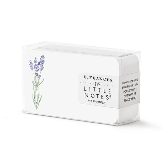 E.Frances/Set of 85 mini cards/Lavender Little Notes