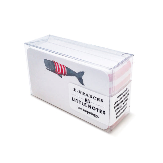 E.Frances/Set of 85 mini cards/Whale Little Notes