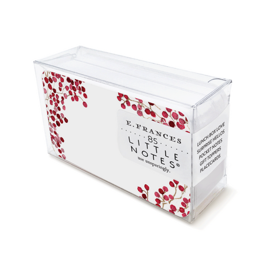 E.Frances/Set of 85 mini cards/Red Berries