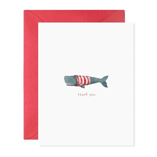 E.Frances/Single Card/Whale Thanks