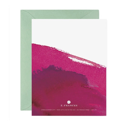 E.Frances/Single Card/Drink Wine