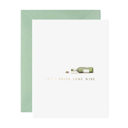 E.Frances/Single Card/Drink Wine