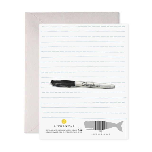 E.Frances/Single Card/Teacher Pencils
