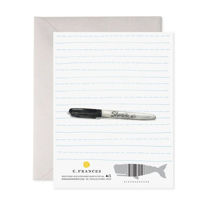 E.Frances/Single Card/Teacher Pencils
