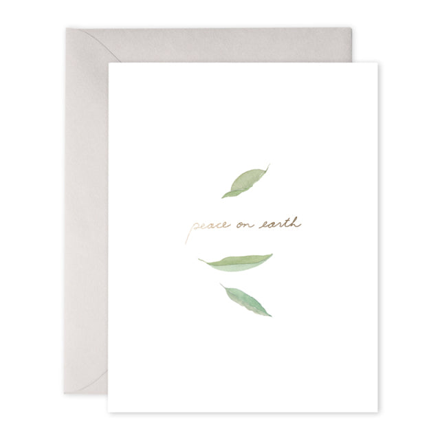 E.Frances/Single Card/Peaceful Leaves