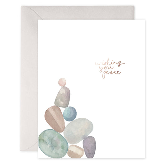 E.Frances/Single Card/Peace Rocks