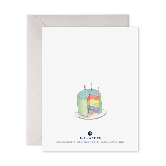 E.Frances/Single Card/Big Cake