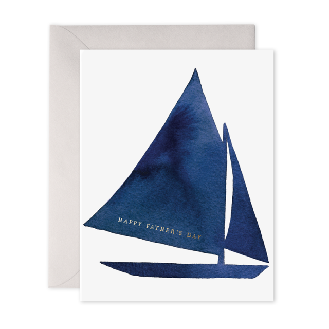 E.Frances/Single Card/Father's Day Sailboat