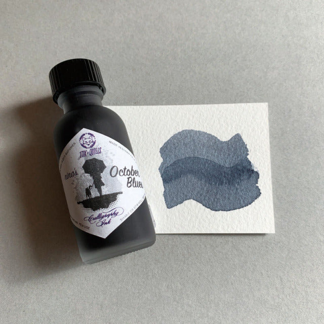 Fox and Quills/カリグラフィーインク/Nina's October Blues Ink 30ml