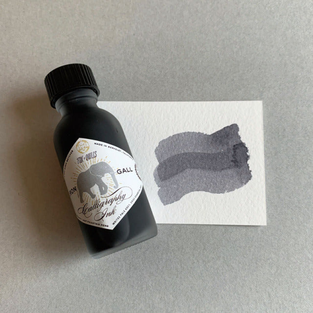 Fox and Quills/Calligraphy Ink/Elephant Iron Gall Ink 30ml