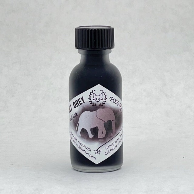 Fox and Quills/Calligraphy Ink/Elephant Iron Gall Ink 30ml