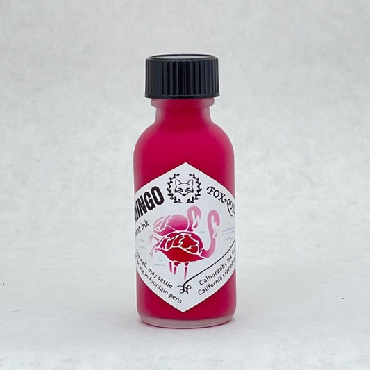 Fox and Quills/Calligraphy Ink/Flamingo Pigmented Ink 30ml