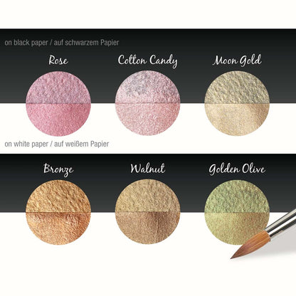Finetec GmbH/カリグラフィーインク/Coliro Pearl Color Set 6 colors 30mm -  Lisi