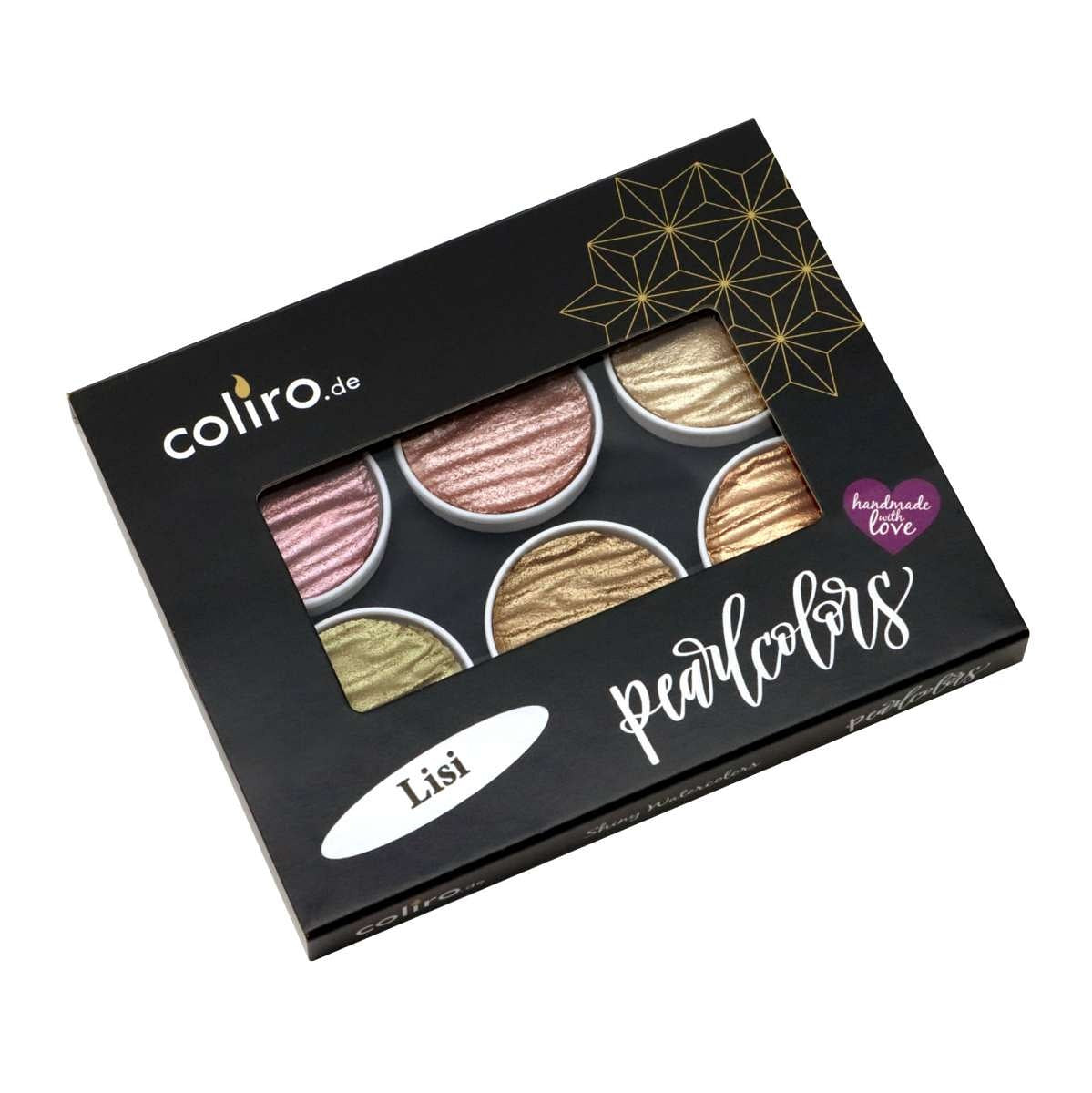 Finetec GmbH/カリグラフィーインク/Coliro Pearl Color Set 6 colors 30mm -  Lisi