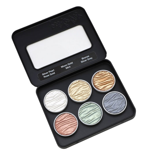 Finetec GmbH/カリグラフィーインク/Coliro Pearl Color Set 6 colors 30mm - Silk