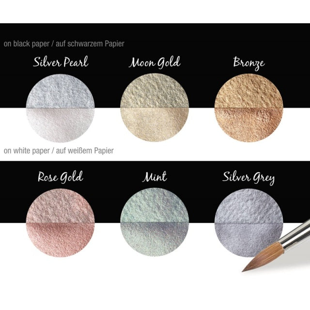 Finetec GmbH/カリグラフィーインク/Coliro Pearl Color Set 6 colors 30mm - Silk
