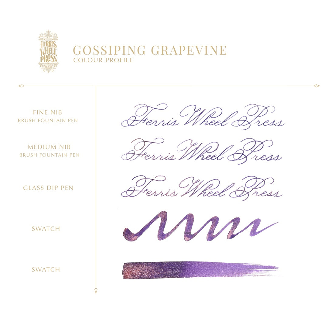 Ferris Wheel Press/インク/Gossiping Grapevine 38ml | ペーパーツリー