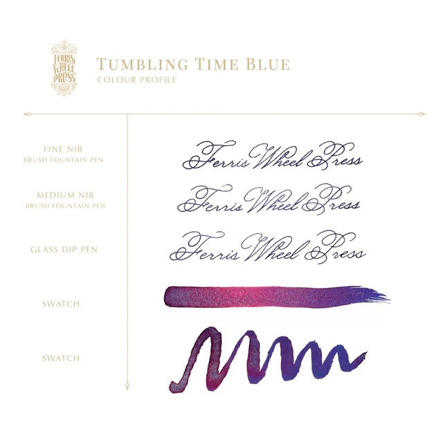 Ferris Wheel Press/インク/The FerriTales Collection - Tumbling Time Blue 20ml