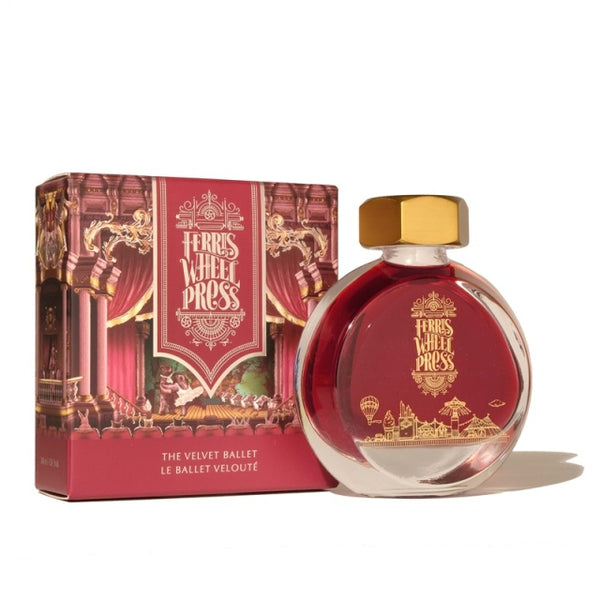 インクウェル ペントレイ ブロンズ製 女神 フランスアンティーク Ferris Wheel Press/インク/Velvet Ballet 38ml | ペーパーツリー
