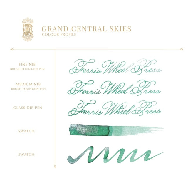 Ferris Wheel Press/インク/Grand Central Skies Ink 38ml