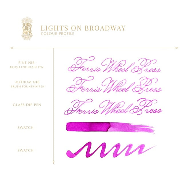 Ferris Wheel Press/インク/Lights on Broadway Ink 38ml