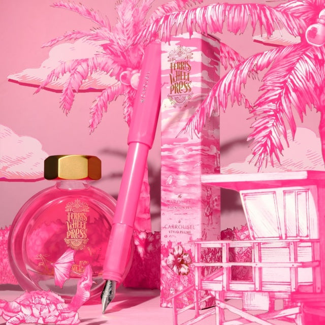 Ferris Wheel Press/インク/Malibu Blush Ink 38ml | ペーパーツリー