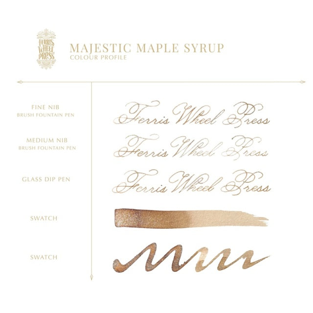 Ferris Wheel Press/Ink/Majestic Maple Syrup Ink 38ml