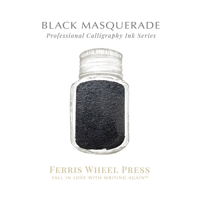 Ferris Wheel Press/カリグラフィーインク/Fanciful Events Collection - Black Masquerade 28ml