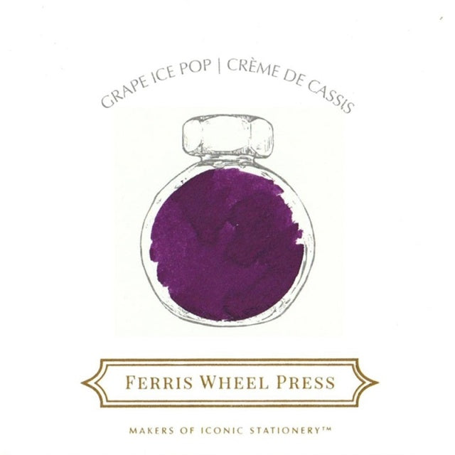 【期間限定特価】 在庫限り】Ferris Wheel Press/インク/Grape Ice Pop Ink 38ml 筆記具