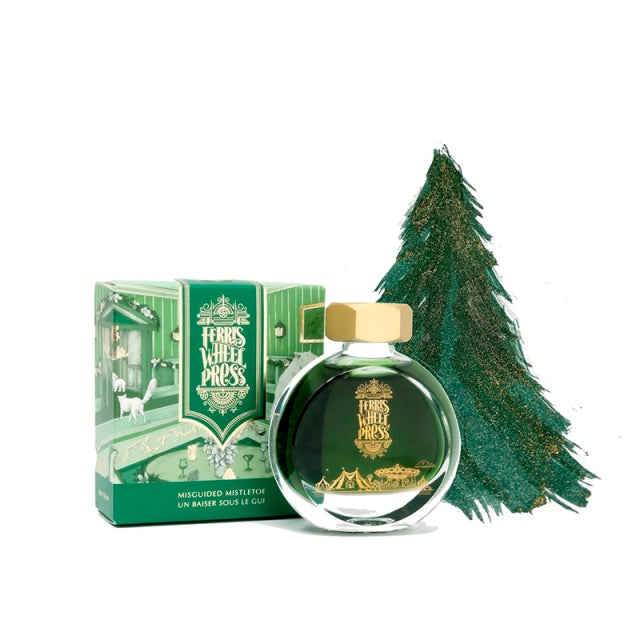 [While supplies last] Ferris Wheel Press/Ink/Misguided Mistletoe Shimmer Ink 38ml