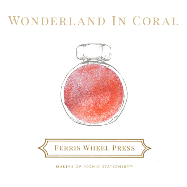 Ferris Wheel Press/インク/Wonderland in Coral Ink 38ml
