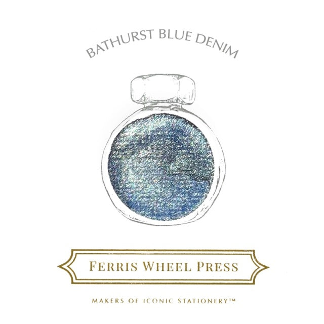 Ferris Wheel Press/インク/Bathurst Blue Denim 38ml