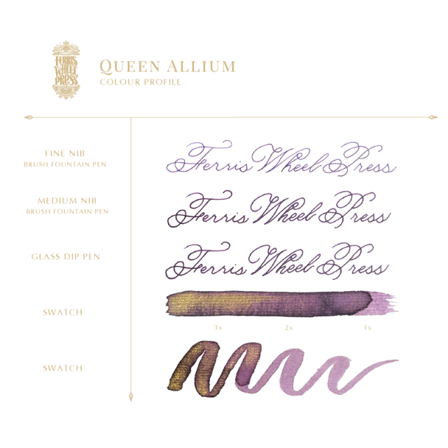 Ferris Wheel Press/インク/Queen Allium 38ml