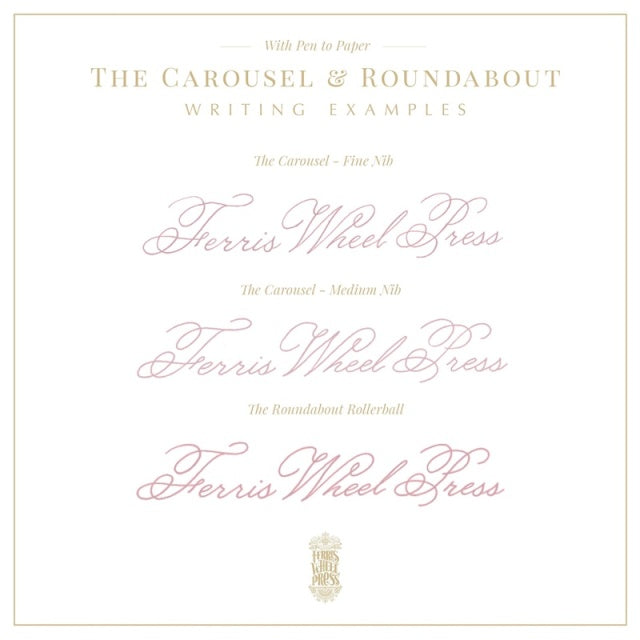 [While supplies last] Ferris Wheel Press/Fountain Pen/Aluminum Carousel Fountain Pen - The Fluttering Heart (Limited Edition 2023)