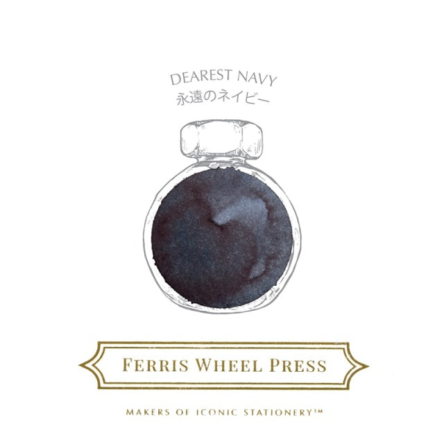 Ferris Wheel Press × Paper Tree/インク/Dearest Navy 38ml