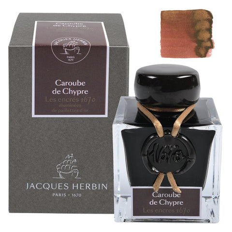 JACQUES HERBIN Anniversary Ink 1670: Carob Cyprus (50ml)