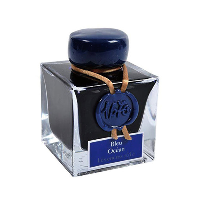 【特価セール】ジャック・エルバン アニバーサリーインク 1670 コフレ 10m JACQUES HERBIN/インク/Anniversary Ink 1670：オーシャンブルー(50ml