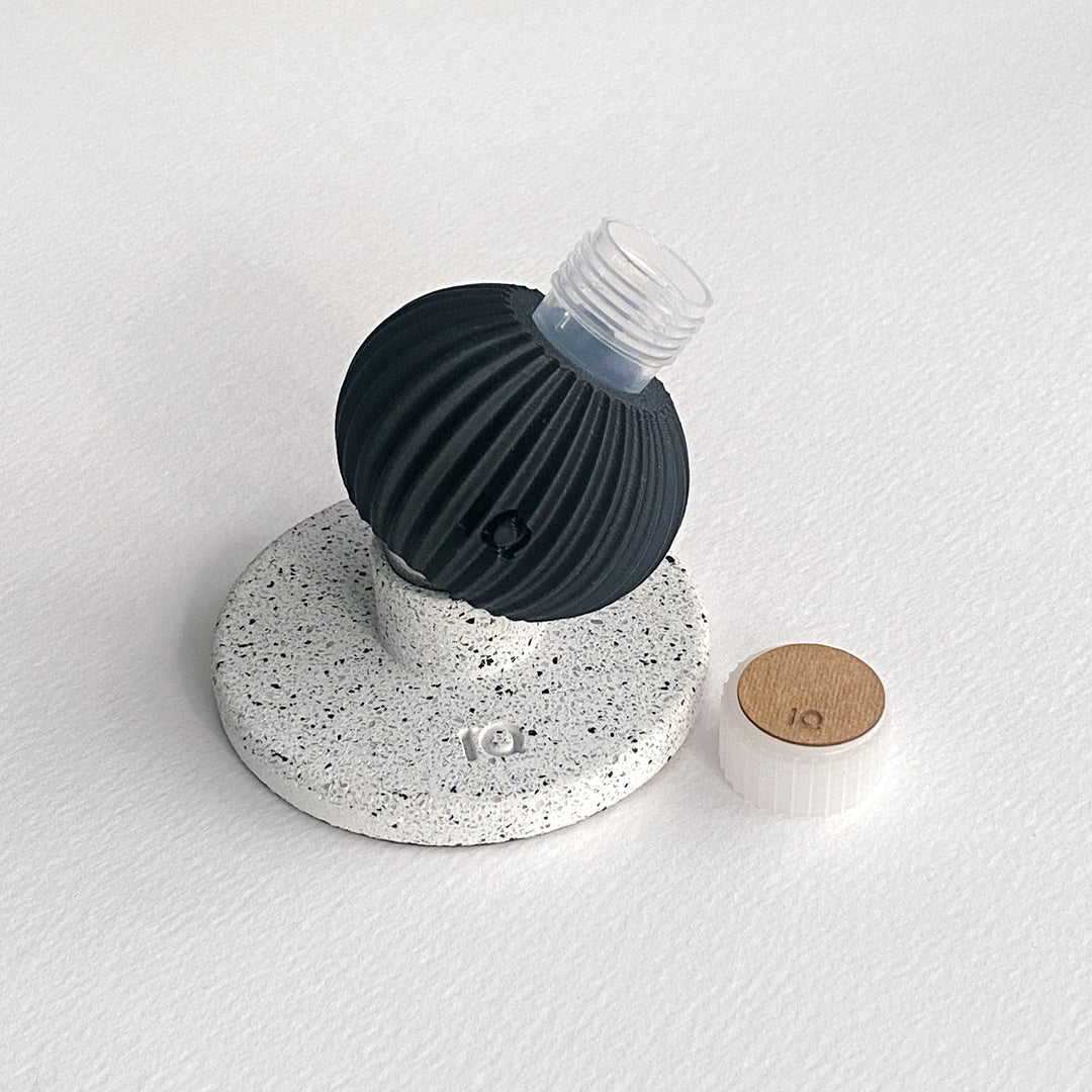 Inner Quill/インクウェルベース/Base for Inkwell Adjustable - Stone with Inclusion