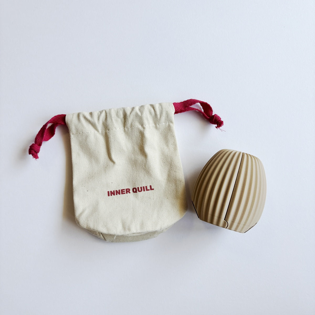 Inner Quill/ニブ+インクケース/Case for Nibs+Inkwell - Beige