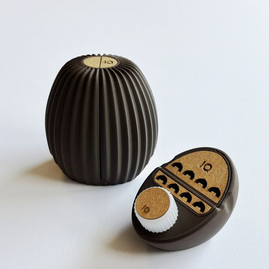 Inner Quill/ニブ+インクケース/Case for Nibs+Inkwell - Chocolate