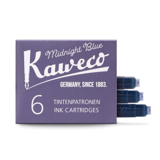 Kaweco/インクカートリッジ/Ink Cartridges 6 Pack - Midnight Blue