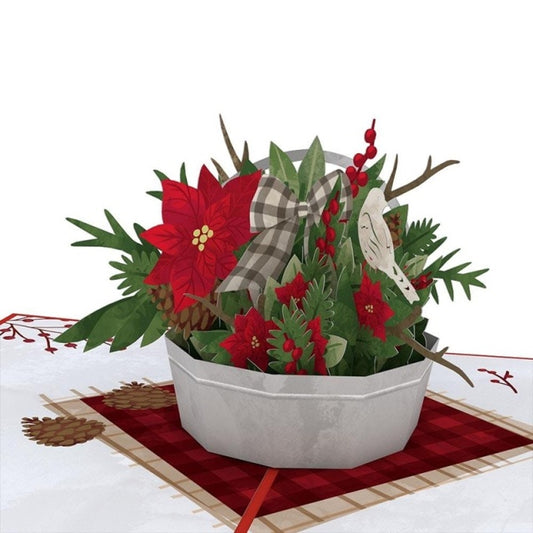 Lovepop/Single Card/Christmas Flower Basket