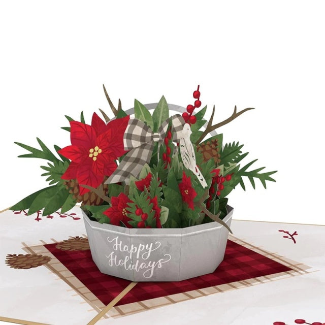 Lovepop/シングルカード/Winter Flower Basket