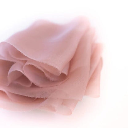 Lademya Silks/Gauze Silk Ribbon -Rose