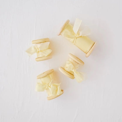 Lademya Silks/オリジナルシルクリボン/Original Silk Ribbon -Canary Yellow