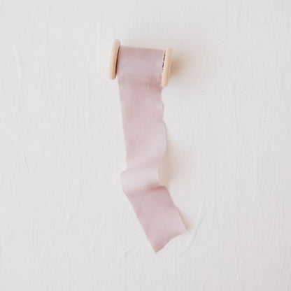 Lademya Silks/オリジナルシルクリボン/Original Silk Ribbon -Dusty Pink