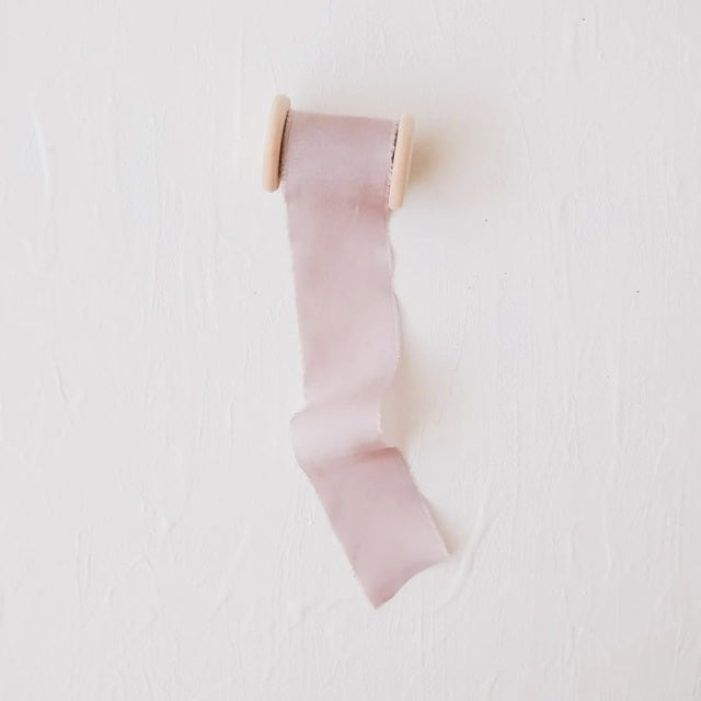 Lademya Silks/オリジナルシルクリボン/Original Silk Ribbon -Dusty Pink