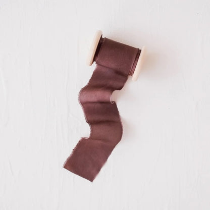 Lademya Silks/オリジナルシルクリボン/Original Silk Ribbon -Espresso